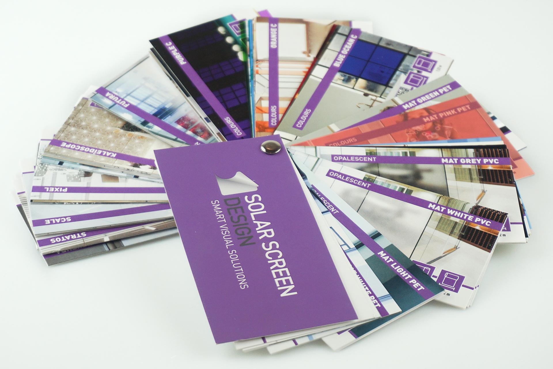 Foto: Farbfächer Solar Screen Design Film