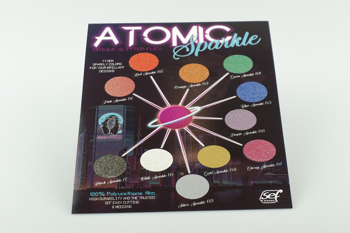 Foto1: Farbkarte SEF FlexCut Atomic Sparkle