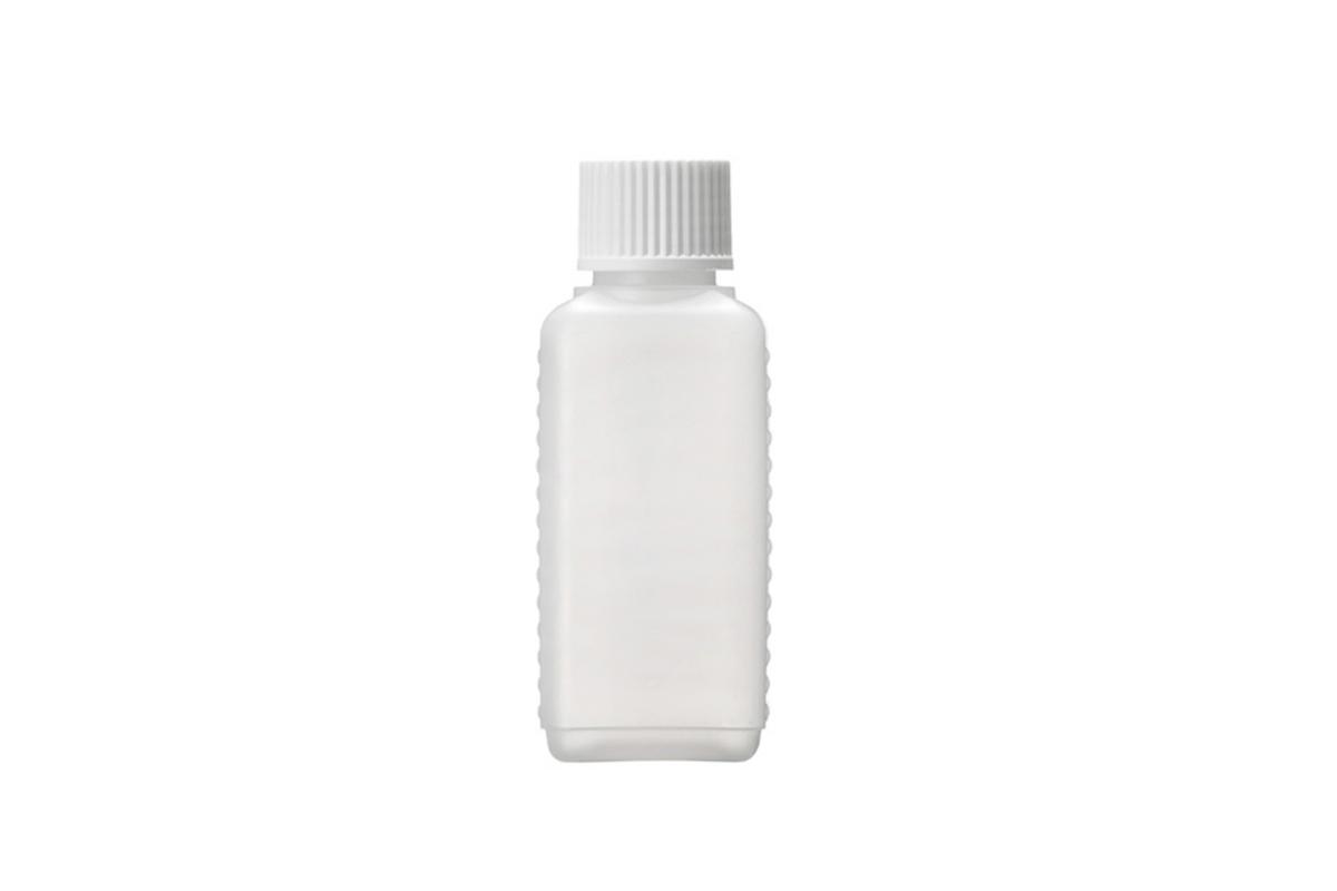 Foto1: Leergebinde Vierkantflasche - 100 ml. 