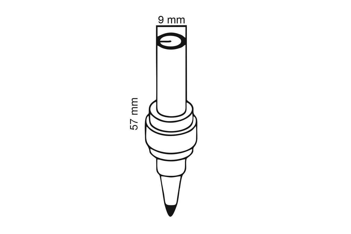 Foto1: Plotterstifte Summa - 3 mm schwarz