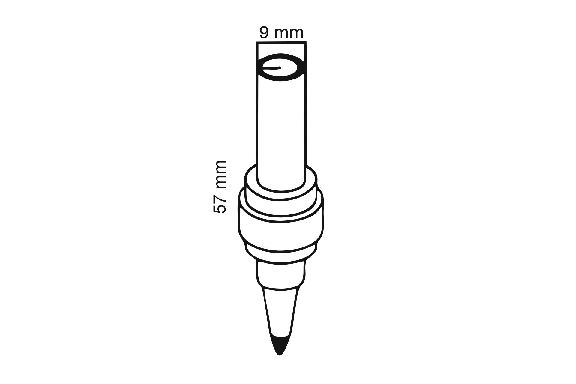 Foto: Plotterstifte Summa - 3 mm schwarz