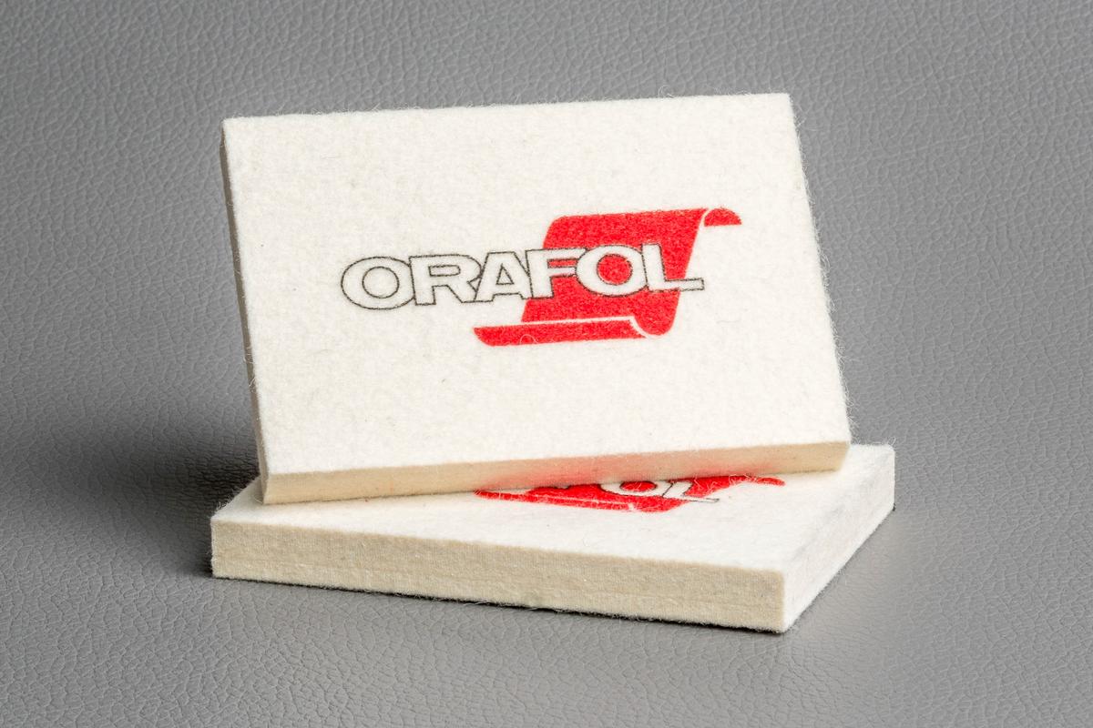 Foto1: Orafol Rakel Squeegee Felt Vollfilz - 7 x 10 cm