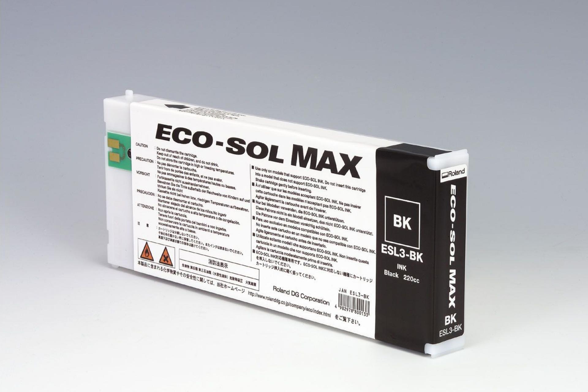 Foto: Roland Eco-Sol Max ESL3 black - 220 ml.