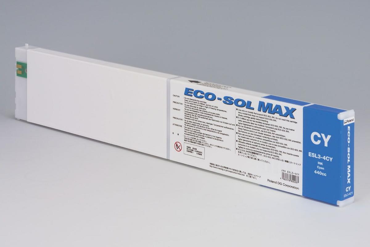 Foto1: Roland Eco-Sol Max ESL3 cyan - 440 ml.