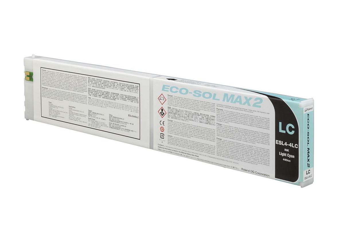 Foto1: Roland Eco-Sol Max 2 ESL4-4LC light cyan - 440 ml.