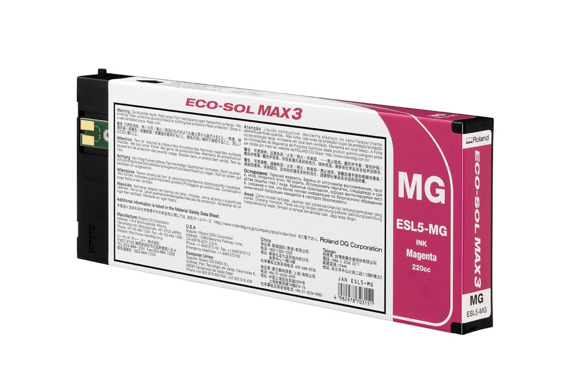 Foto: Roland Eco-Sol Max 3 ESL5-MG magenta - 220 ml.