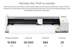 Foto2: Roland VersaSTUDIO GS2-24 Schneideplotter