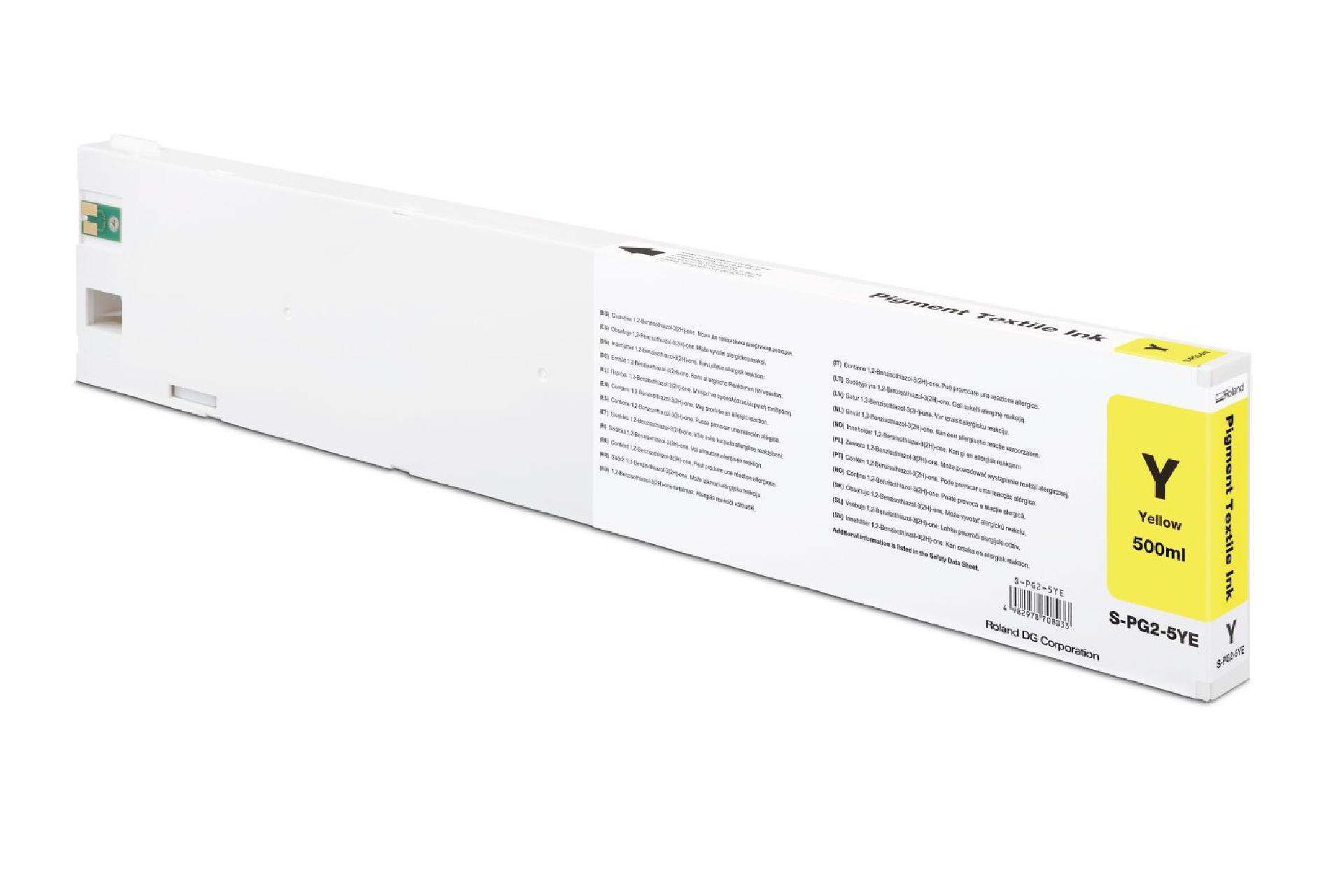 Foto: Roland S-PG2-5YE Yellow DTF Ink - 500 ml.