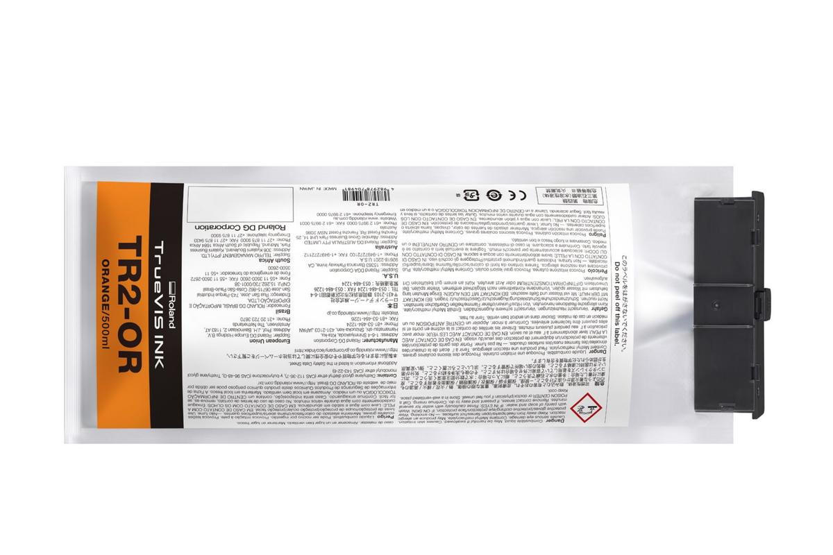 Foto1: Roland TrueVIS TR2-OR orange - 500 ml.