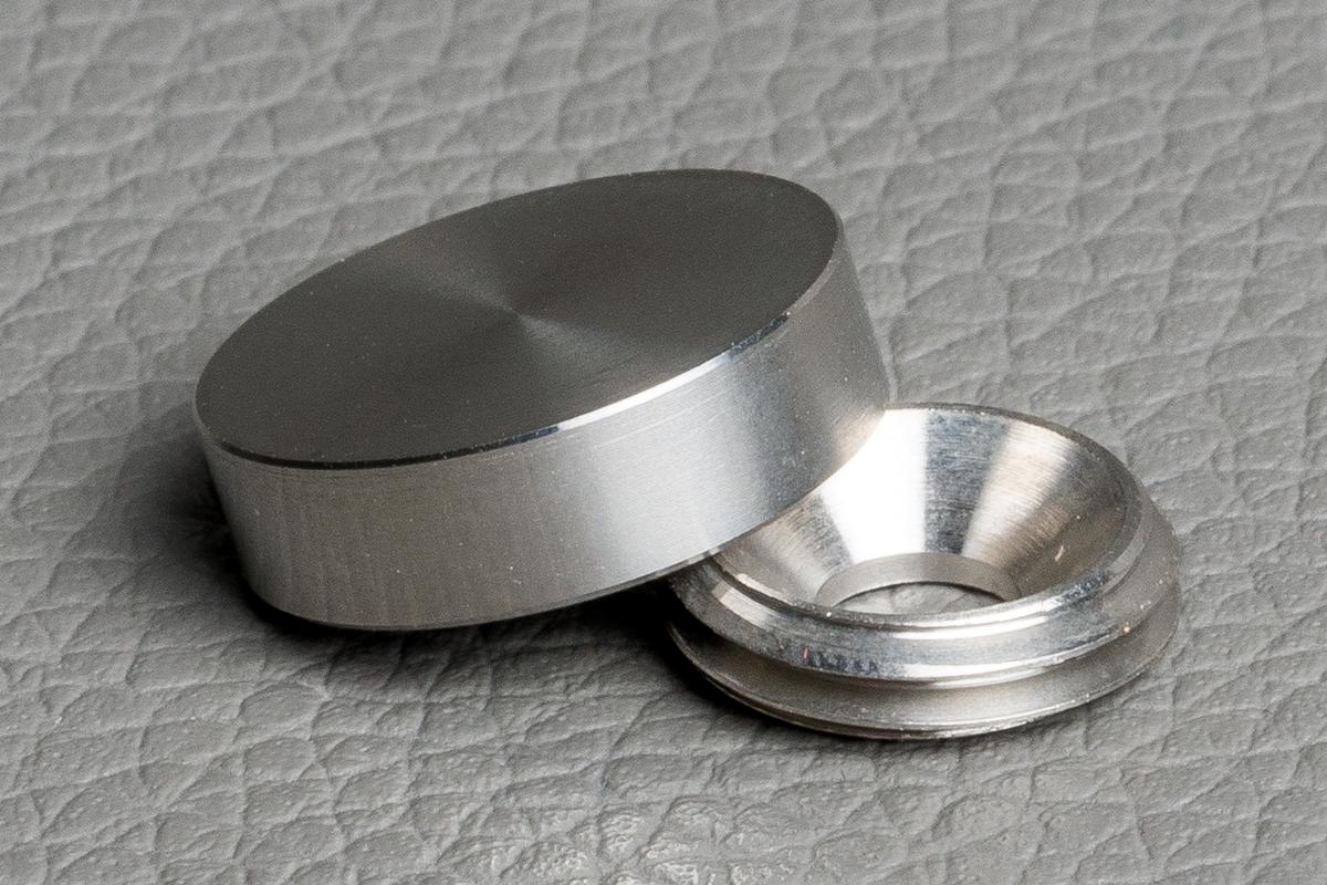 Foto1: Zierkopfmutter Ø 18 mm - 150.010 | für Senkkopfschrauben, Abstandshalter