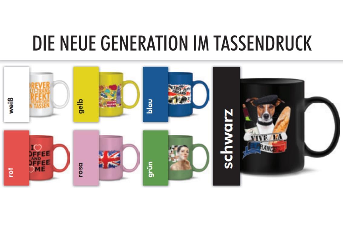 Foto1: Fototransfer-Tasse gelb